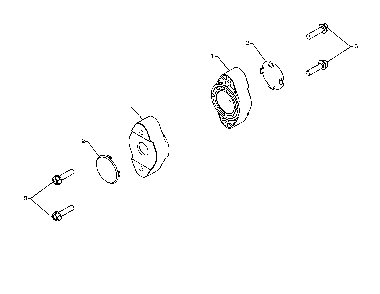 Auger bearing Diagram and Parts List for 96192002901  Poulan Snow Blower