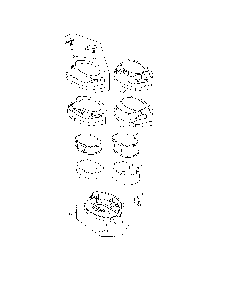 Air intake Diagram and Parts List for 96042019300  Poulan Lawn Tractor