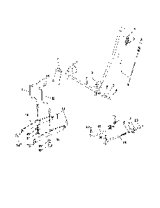 Mower lift Diagram and Parts List for 96016001300  Poulan Lawn Tractor