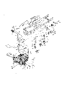 Drive Diagram and Parts List for PP24VA54-96046008000  Poulan Lawn Tractor