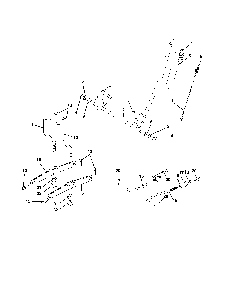 Mower lift Diagram and Parts List for 96012002702  Poulan Lawn Tractor