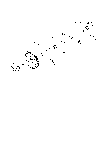 Axle shaft Diagram and Parts List for PR241  Poulan Snow Blower