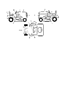 Part Location Diagram of 402526 Poulan Decal, Dash Lower