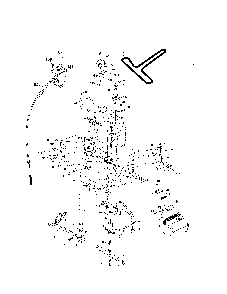 Mower deck Diagram and Parts List for 96012001501  Poulan Lawn Tractor