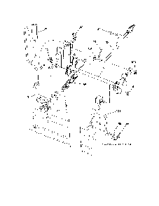 Mower lift Diagram and Parts List for 96046002200  Poulan Lawn Tractor