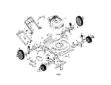Part Location Diagram of 168360X004 Poulan Selector Spring, Front