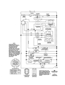 Schematic Diagram Diagram and Parts List for PP155A42-96042018300  Poulan Lawn Tractor