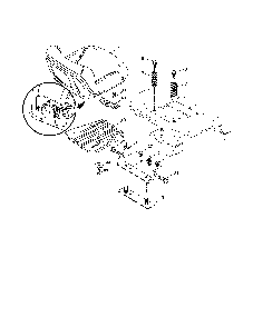 Seat assembly Diagram and Parts List for 96042000200  Poulan Lawn Tractor