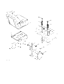 Seat Diagram and Parts List for 96042017200  Poulan Lawn Tractor