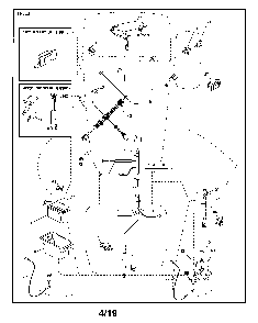 Electrical Diagram and Parts List for 96042016701  Poulan Lawn Tractor