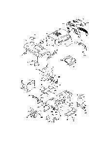 Chassis Diagram and Parts List for 96042000200  Poulan Lawn Tractor