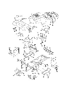Chassis Diagram and Parts List for PR20H42STB  Poulan Lawn Tractor