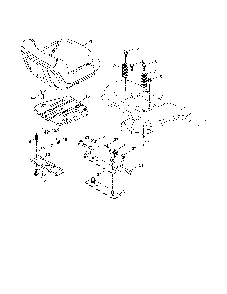 Seat Diagram and Parts List for 96046002200  Poulan Lawn Tractor