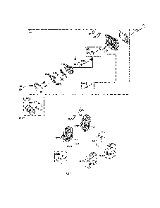 Air cleaner/cylinder head Diagram and Parts List for 96112013002  Poulan Lawn Mower