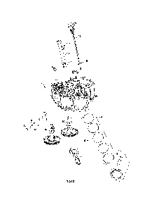 Crankcase Diagram and Parts List for 96042019300  Poulan Lawn Tractor