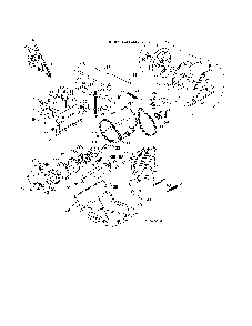 Drive Diagram and Parts List for 96198004604  Poulan Snow Blower