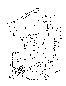 Drive Diagram and Parts List for PR185H42STDA  Poulan Lawn Tractor