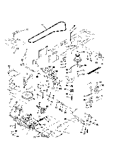 Drive Diagram and Parts List for 917279710  Poulan Lawn Tractor
