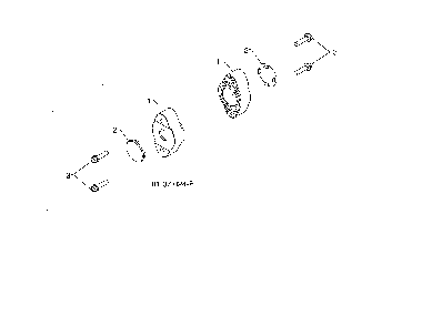Auger bearing Diagram and Parts List for 96198004601  Poulan Snow Blower