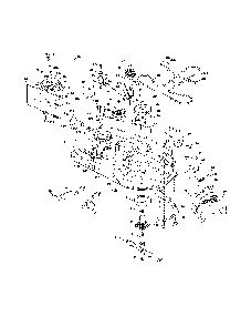 Mower deck Diagram and Parts List for 96042000900  Poulan Lawn Tractor