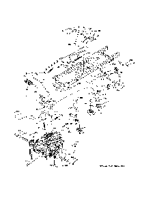 Drive Diagram and Parts List for PP22KA42-96042019400  Poulan Lawn Tractor