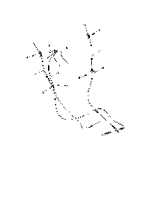 Cable control drive & auger Diagram and Parts List for 96192009000  Poulan Snow Blower