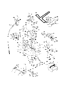 Mower deck Diagram and Parts List for 96012002803  Poulan Lawn Tractor