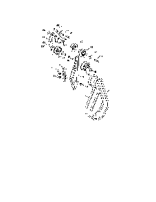 Impeller & traction belts Diagram and Parts List for 96192002901  Poulan Snow Blower