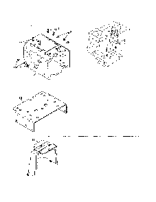 Engine/mounting plate/cover Diagram and Parts List for 96198004602  Poulan Snow Blower