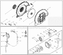 Page B Diagram and Parts List for BP402LE  Poulan Leaf Blower / Vacuum