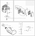 Page C Diagram and Parts List for BP402LE  Poulan Leaf Blower / Vacuum