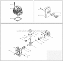 Page A Diagram and Parts List for BP402  Poulan Leaf Blower / Vacuum
