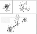 Page A Diagram and Parts List for BP406  Poulan Leaf Blower / Vacuum