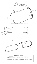 Page C Diagram and Parts List for BV1650 Type 2 Poulan Leaf Blower / Vacuum