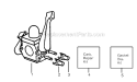 Page D Diagram and Parts List for BV1650 Type 3 Poulan Leaf Blower / Vacuum