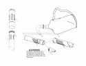 Attachments Diagram and Parts List for BVM200FE  Poulan Leaf Blower / Vacuum