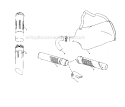 Page C Diagram and Parts List for BVM210VS Type2 Poulan Leaf Blower / Vacuum