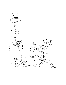 Steering assembly Diagram and Parts List for 96012004600  Poulan Lawn Tractor