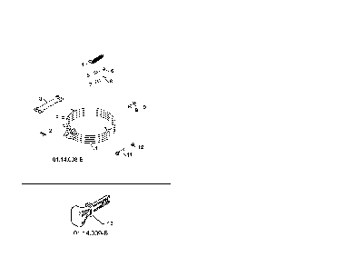 Bag of parts Diagram and Parts List for 96198004604  Poulan Snow Blower