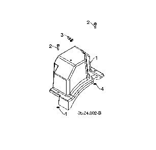 Belt cover Diagram and Parts List for 96192009003  Poulan Snow Blower