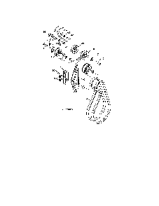 Impeller & traction belts Diagram and Parts List for 96192002900  Poulan Snow Blower