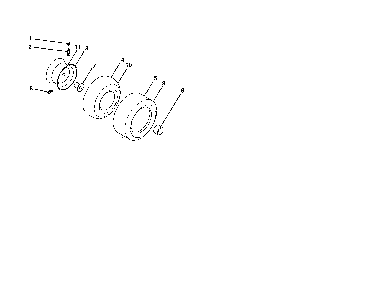 Wheels and tires Diagram and Parts List for 96041001400  Poulan Lawn Tractor