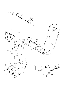 Mower lift Diagram and Parts List for PR185H42STDA  Poulan Lawn Tractor