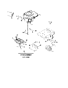 Engine Diagram and Parts List for 96012000700  Poulan Lawn Tractor