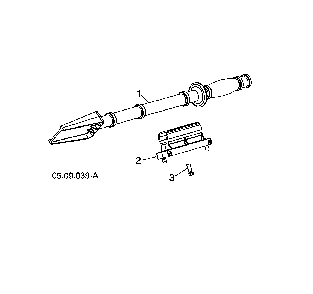 Cleanout tool Diagram and Parts List for 96192009102  Poulan Snow Blower