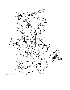 Part Location Diagram of 187255 Poulan Lawn tractor 54-in deck mulching blade