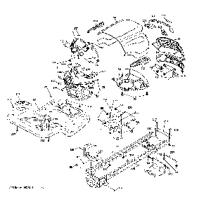 Chassis Diagram and Parts List for 96042016701  Poulan Lawn Tractor