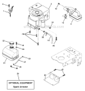 Engine Diagram and Parts List for CN1842ST  Poulan Lawn Tractor