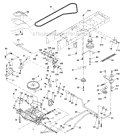 Part Location Diagram of 73610400 Poulan Nut Lock Center 1/4 - 28 FNTHD