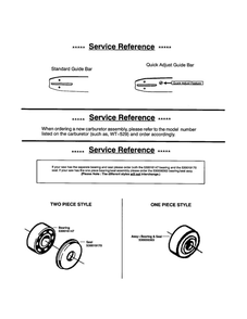 Service Reference Diagram and Parts List for 295 TYPE 1,2 Poulan Chainsaw